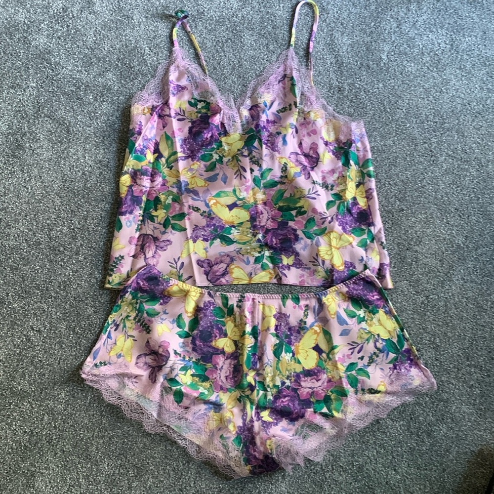 Floral Victoria Secret pajama set